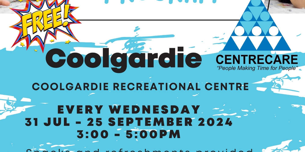 Centrecare Coolgardie After School Program Jul Sep 24