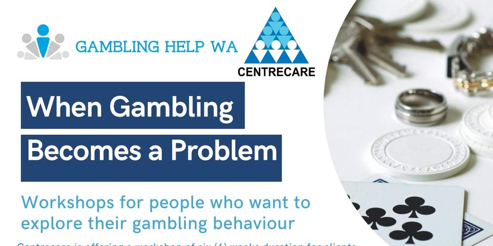 Centrecare Gambling Help Group flyer Apr Oct 2025